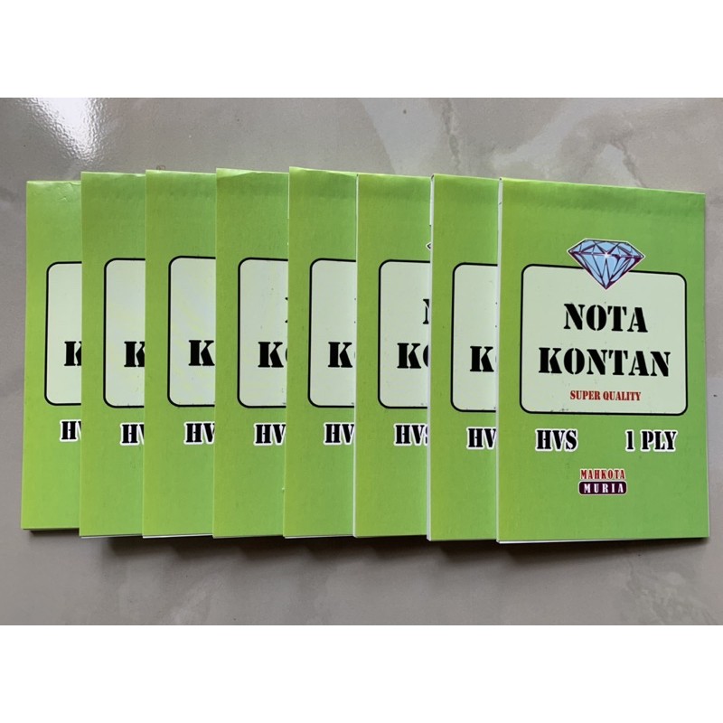 

Nota Kontan 1 Ply, Nota Kecil, Nota HVS