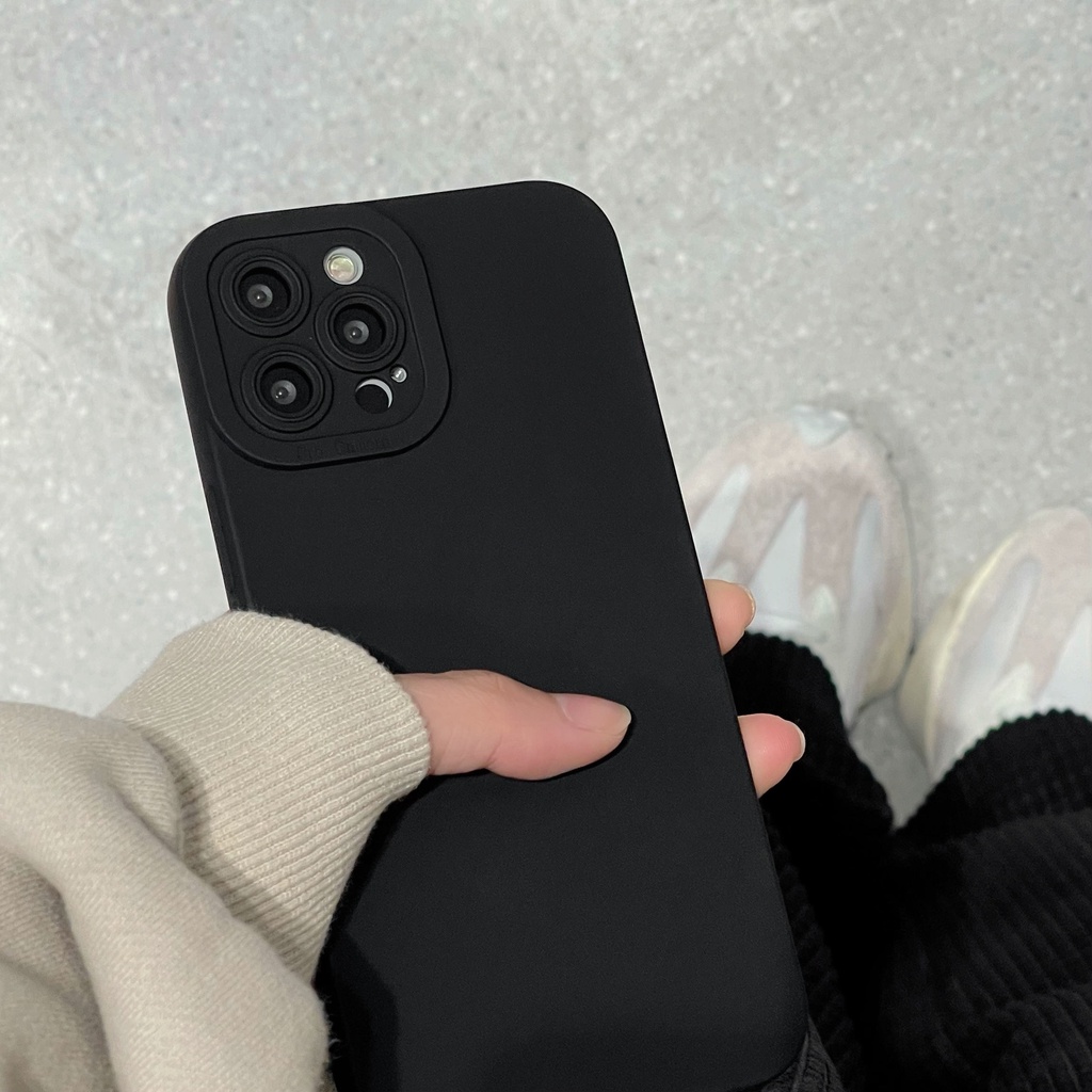 Soft Case Silikon Warna Matte Untuk Iphone 13 Pro Max 12 11 Pro Max X Xs Max Xr 7 8 Plus