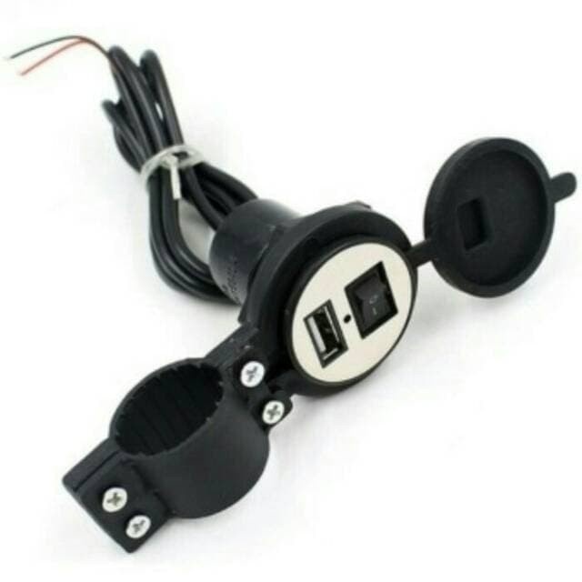 Charger Hp Stang Motor USB Port Plug Adaptor Waterproof Casan Phone