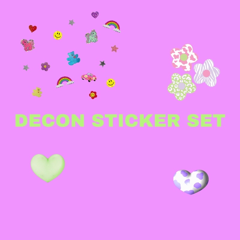 

DECON STICKER SET [BACA DESKRIPSI]