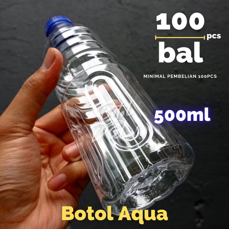 Botol Plastik 500ml / Botol Aqua 500ml / Botol Plastik Aqua 500ml