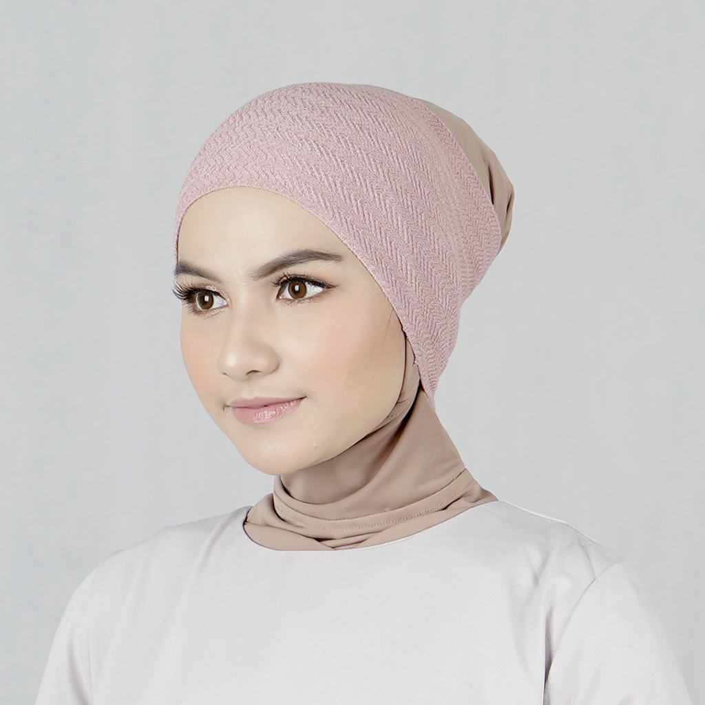 Ciput Aruma Nobby – Inner Hijab Wanita Bahan Knitting Rajut – Ciput Anti Gerah Nyaman