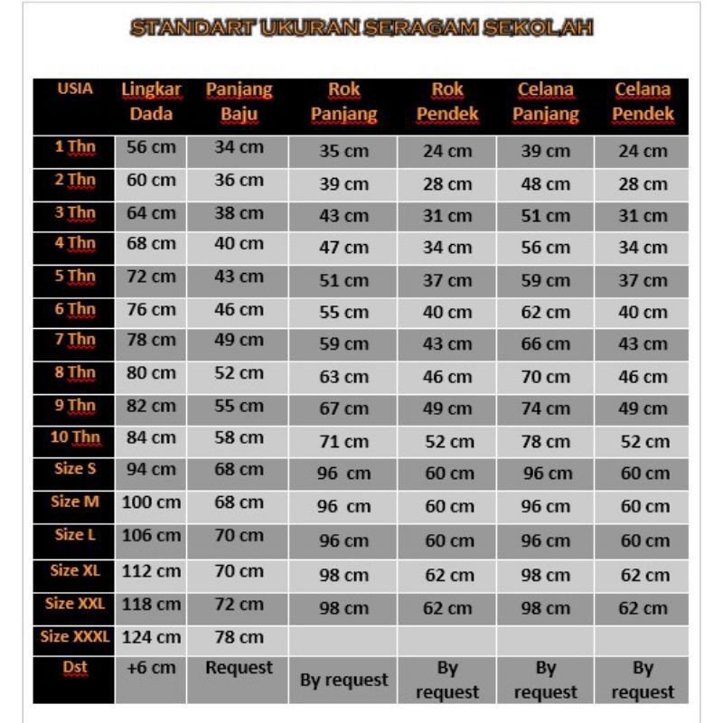 SERAGAM SEKOLAH PAUD DAN TK / SERAGAM TK ANAK /SERAGAM SEKOLAH PAUD