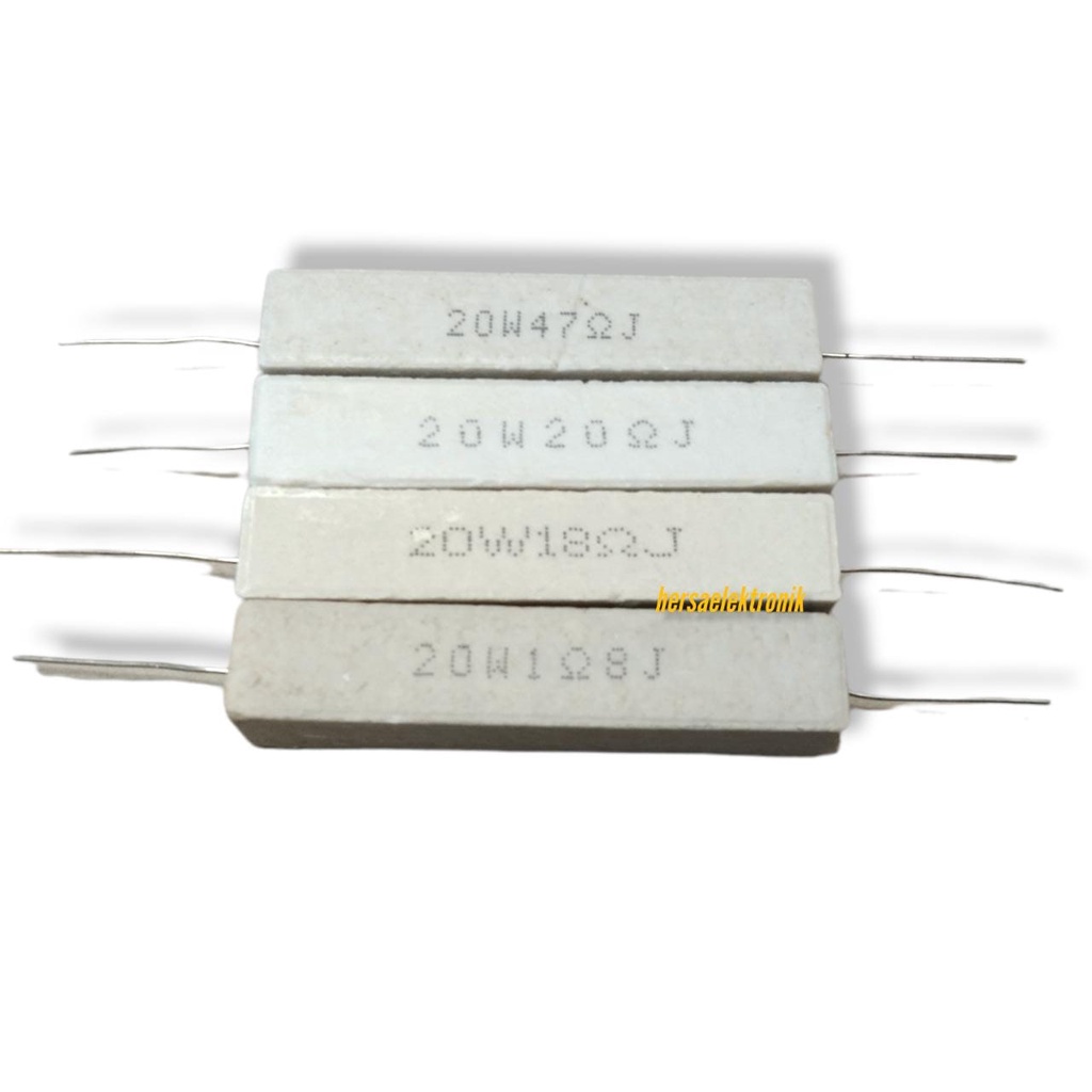 resistor 20 watt 1R8 18Ohm 20Ohm 47Ohm