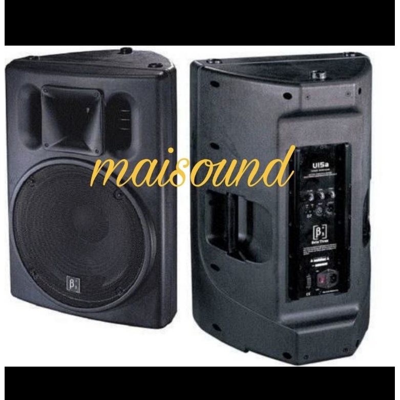 SPEAKER AKTIF BETA THREE U 15A SEPASANG ORIGINAL BETA3 U15A 15 INCH