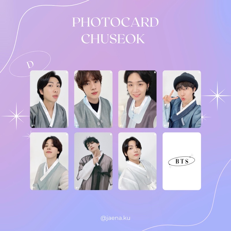 [BTS] PHOTOCARD BTS CHUSEOK VER. ‼️BACA DESKRIPSI‼️