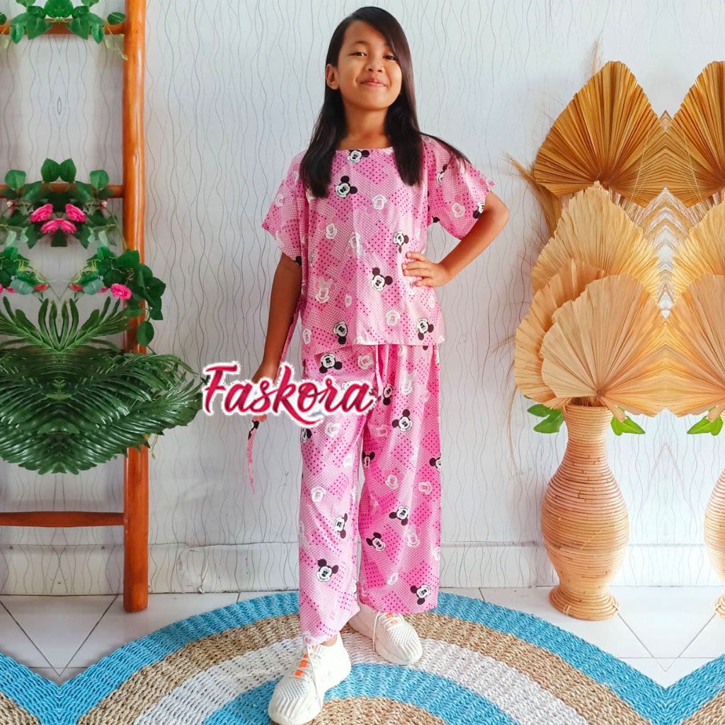 Setelan Anak Perempuan 10 Tahun Murah Untuk Lebaran Air / Piyama Anak Perempuan Tanggung Rayon