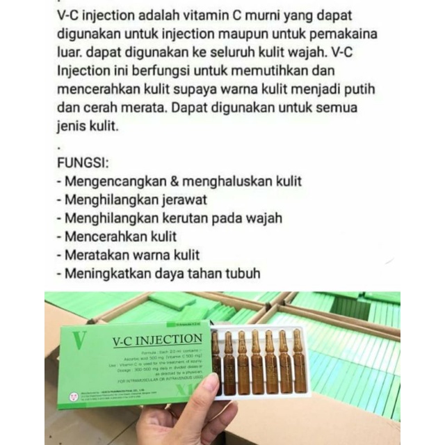 Vit c injection original /ECER