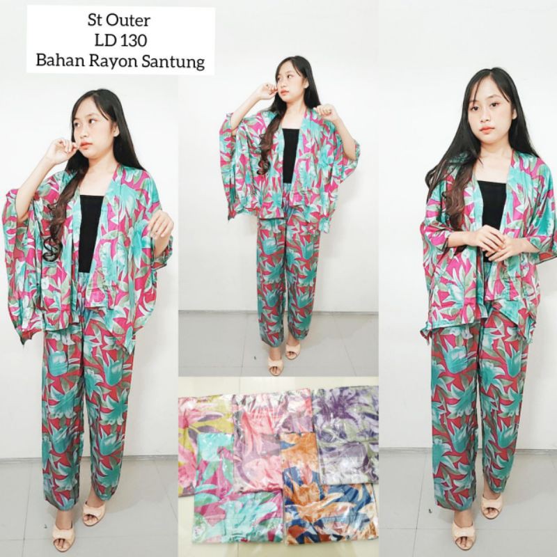 DASTER HARIAN MURAH SET PIYAMA OUTER GROSIR SURABAYA