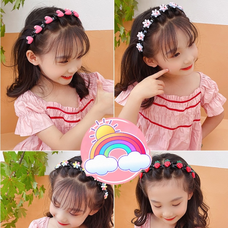 Pola Kartun pentagram Lucu Bando Bunga daisy Kecil lady's Korea Anak Hiasan Rambut