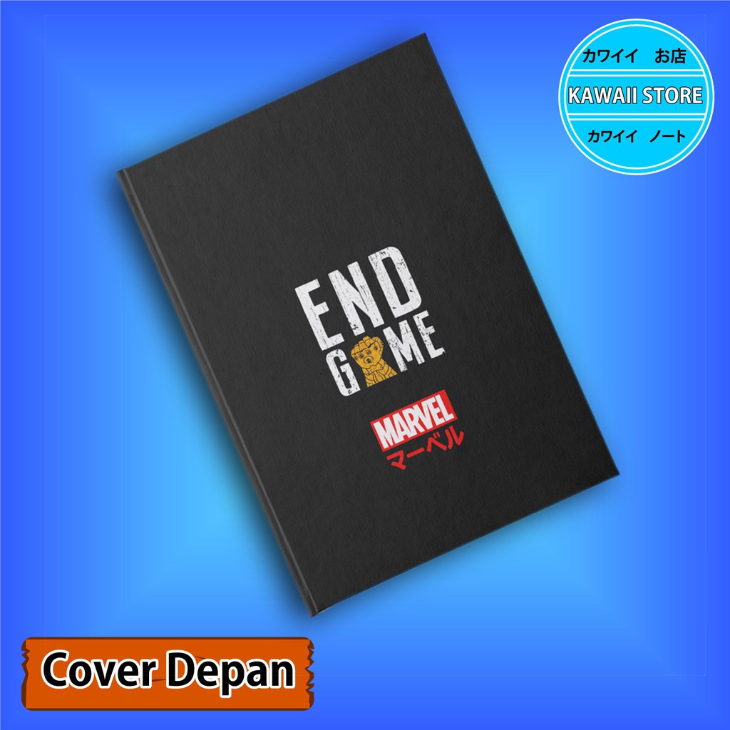 

Notebook / Pocket book Hard Cover Film Marvel AVENGERS END GAME LOGO uk A5 & A6 / Notes Book