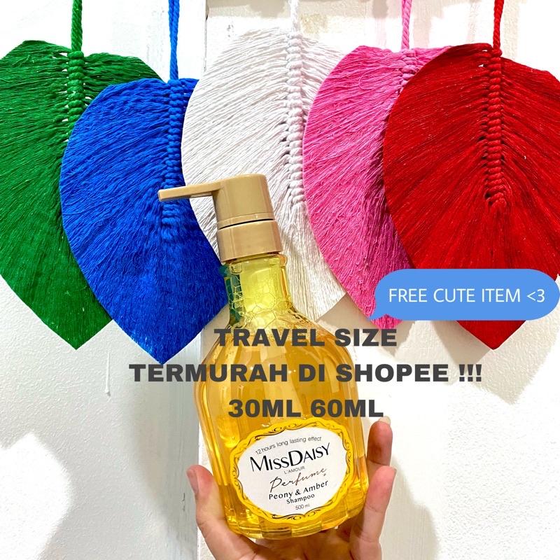 [TERMURAH] READY STOCK JKT | Miss Daisy Shampoo Travelindong Travel Size / Shampo Share In Bottle