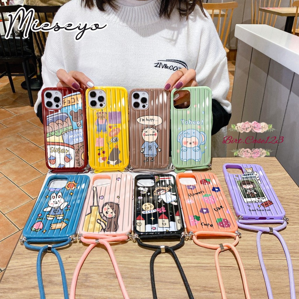 Softcase Koper Slingcase Lanyard MIESEYO Samsung A40 A50 A50s A30s A70 A70s A20s BC3043