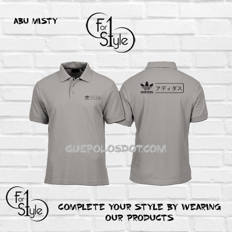 Poloshirt - Kaos Polo Logo Adidas Japan Murah Distro