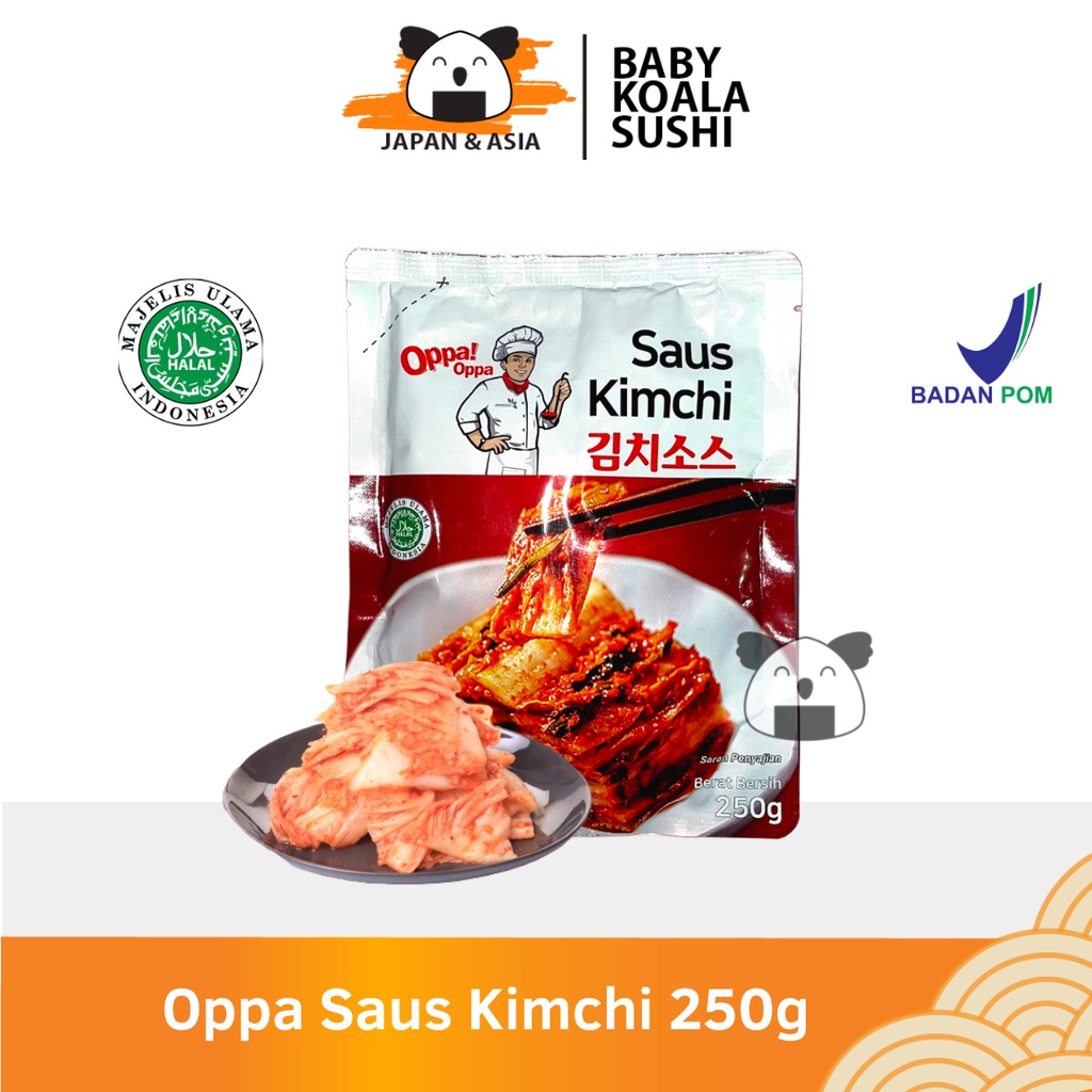 OPPA SAUCE Kimchi Korea 250 g Halal | Saus Kimchi Instant