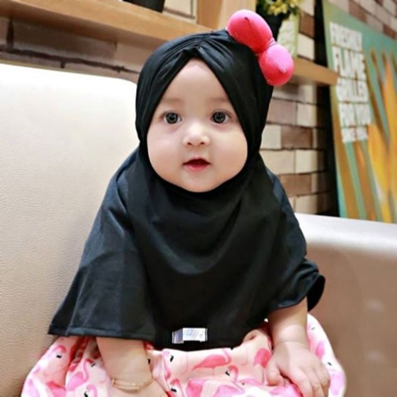 Jilbab Pita Pinggir Anak bayi Instan lucu 0-3 Tahun Bahan Adem | Hijab baby sekolah Sd newborn kekinian | Kerudung Perempuan Tk Lembut Terbaru 6-12 Bulan