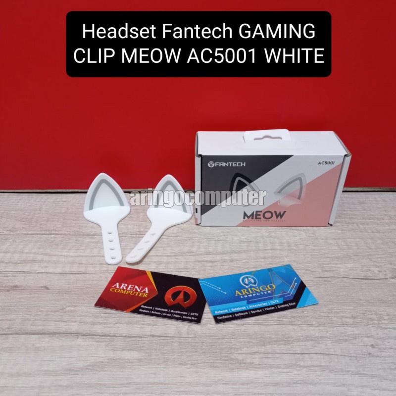 Headset Fantech GAMING CLIP MEOW AC5001 WHITE