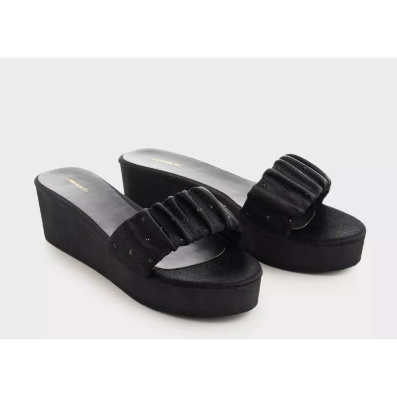 SENDAL WANITA WEDGES EVANY URBAN & CO SENDAL FASHION