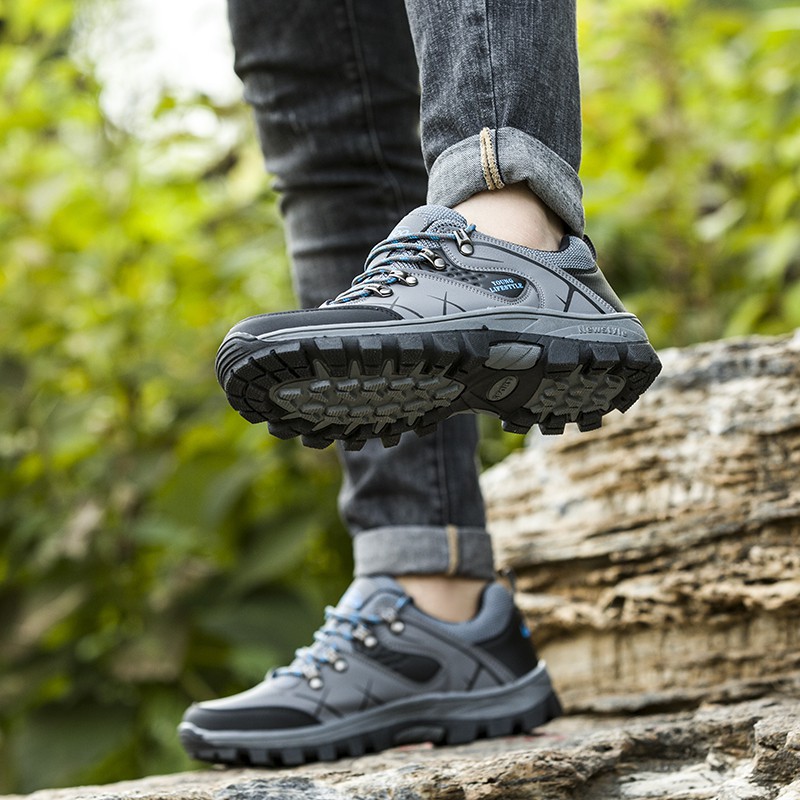Mainland Sepatu Hiking Pria Sepatu Olahraga Tahan Air Luar Ruangan Hiking Shoes Murah Batam MH202-A