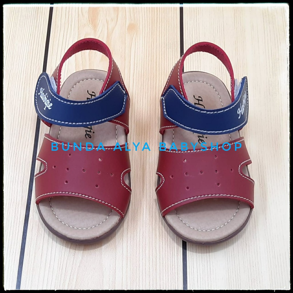 Sendal Anak Laki Laki Usia 1 2 Tahun Size 22 - 25 MARUN - Sepatu Sandal Anak Laki Tali Belakang SALEE Alas Karet