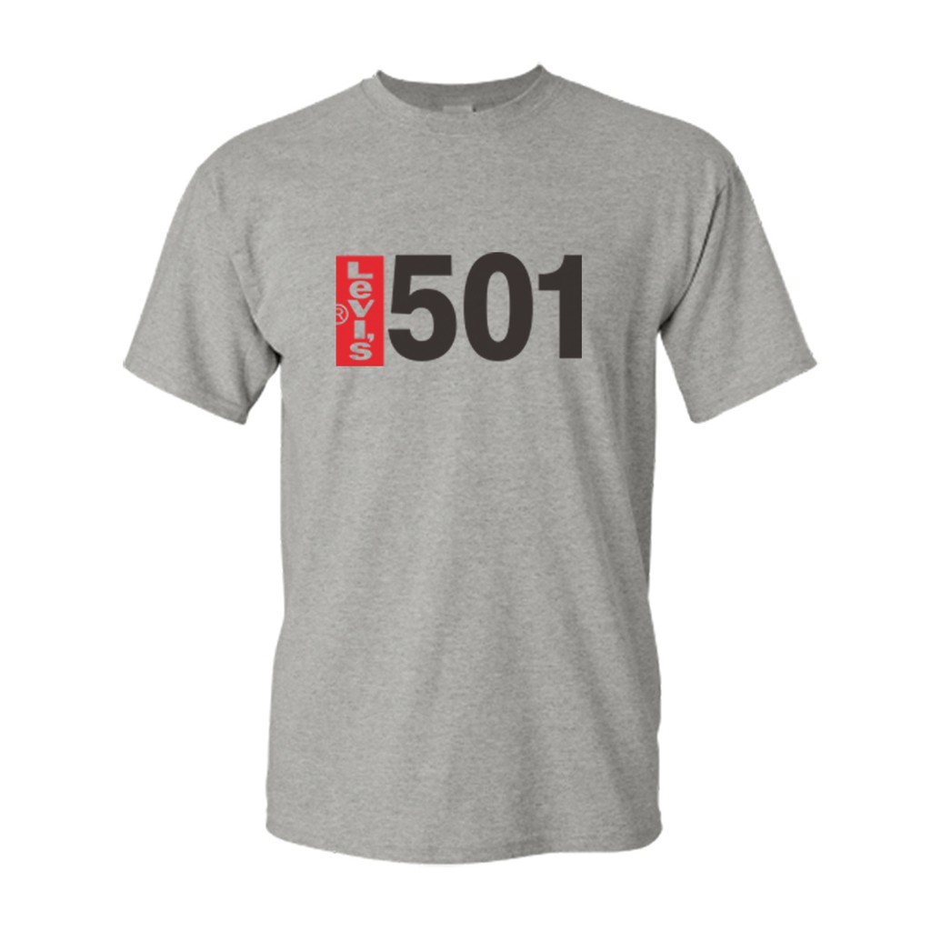 Kaos Levi's | Kaos Pria | 501 Abu | KLP501 - 05