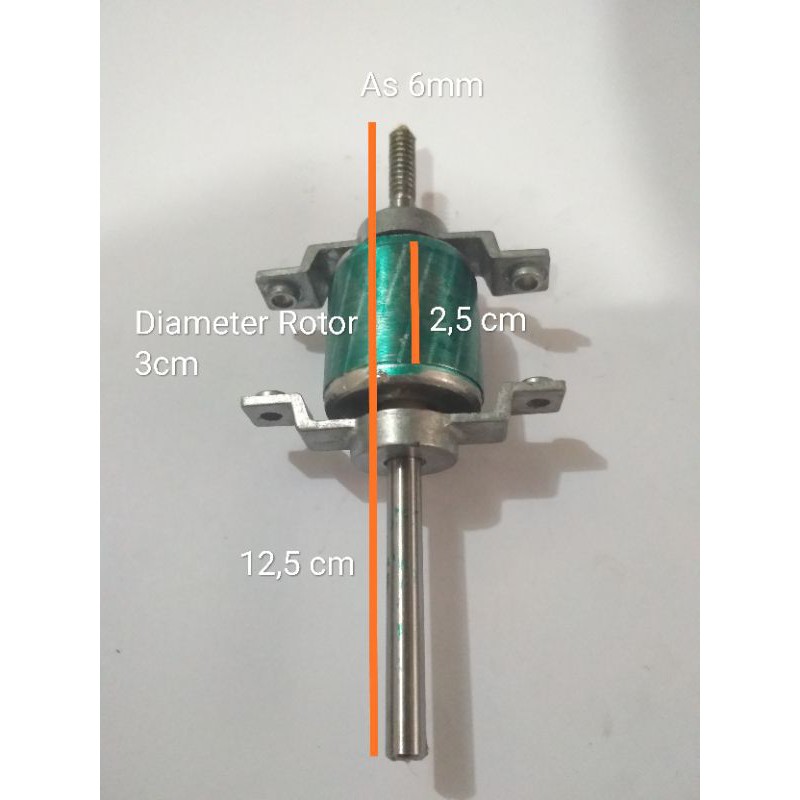 As Rotor Kipas Angin 9inch B Cosmos + Boshing Body Kecil
