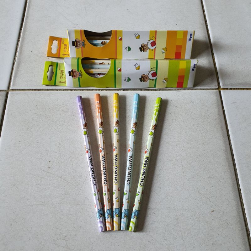 

Pensil 2B Chung Hwa Segienam/ Hexagonal (1set 12pcs)
