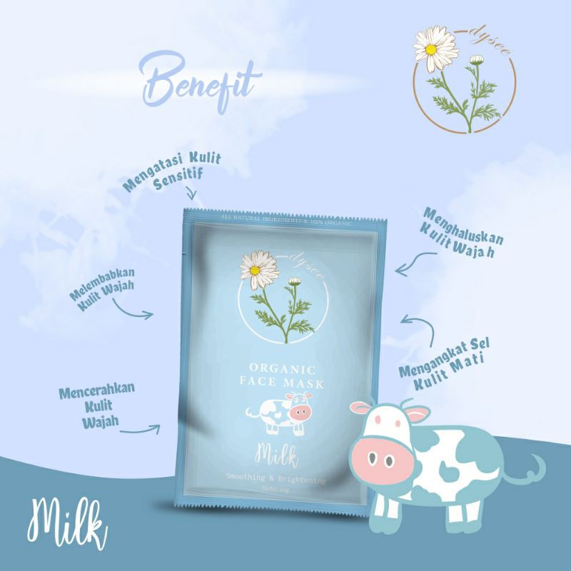 DYSEE - [[MASKER ORGANIK]] Dysee masker wajah organik alami