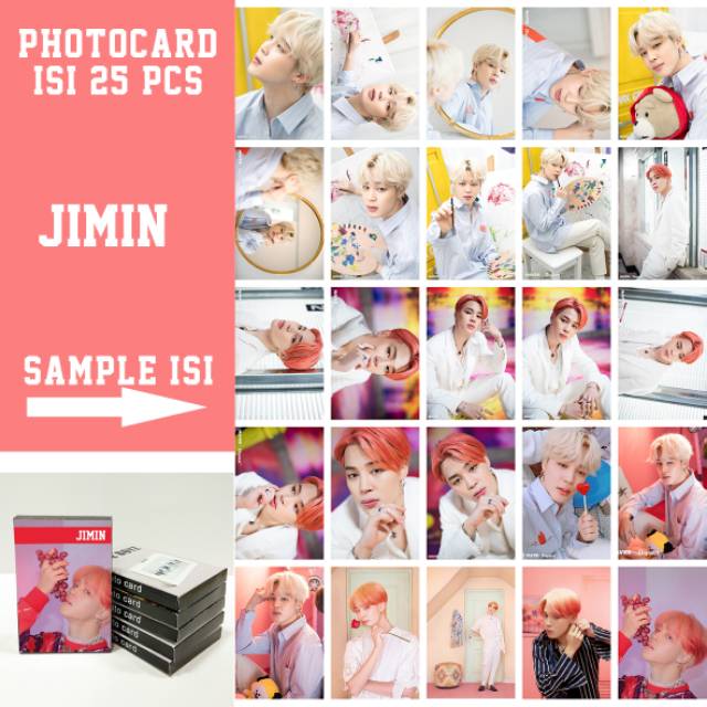 Photocard member bts new 1pack isi 25pcs