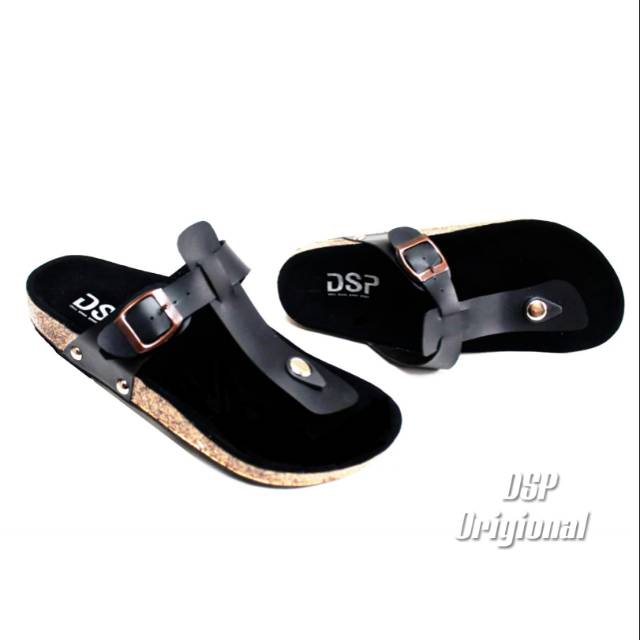 Sandal pria casual capit hitam baru