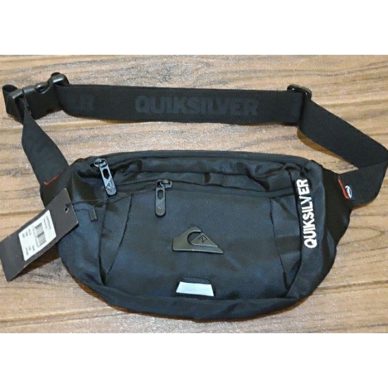 TAS QUIKSILVER WAISTBAG QUIKSILVER TAS SELEMPANG QUIKSILVER PREMIUM LOGO BESI
