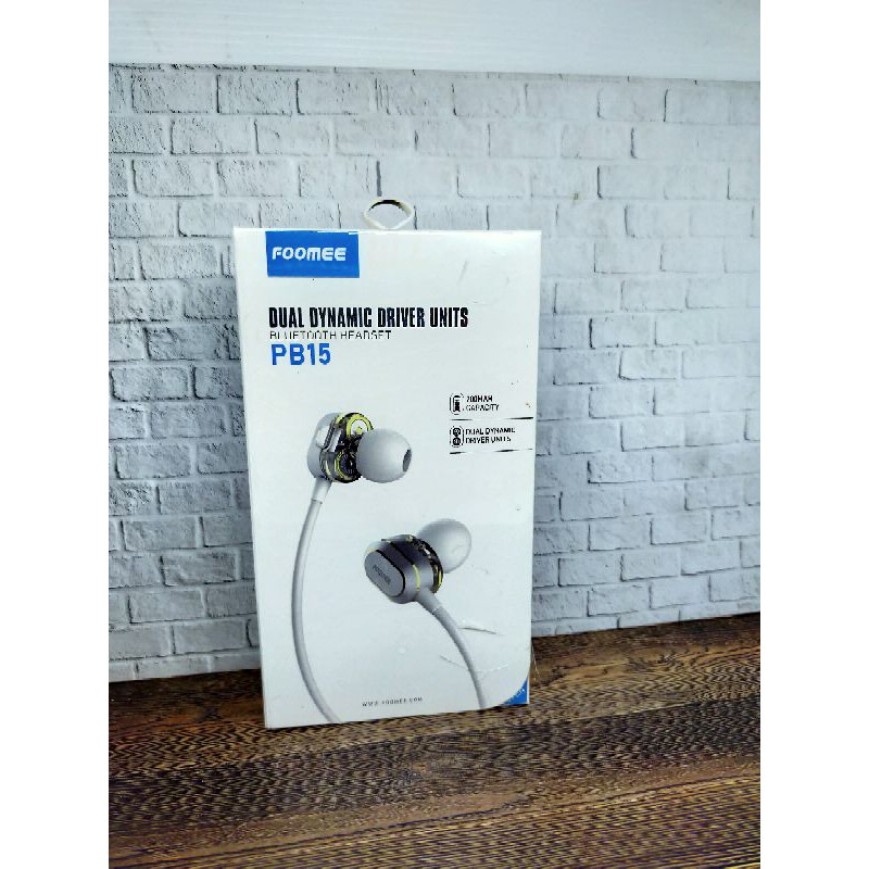 Foome PB15 Bluetooth Headset Dual Dynamic Driver Units