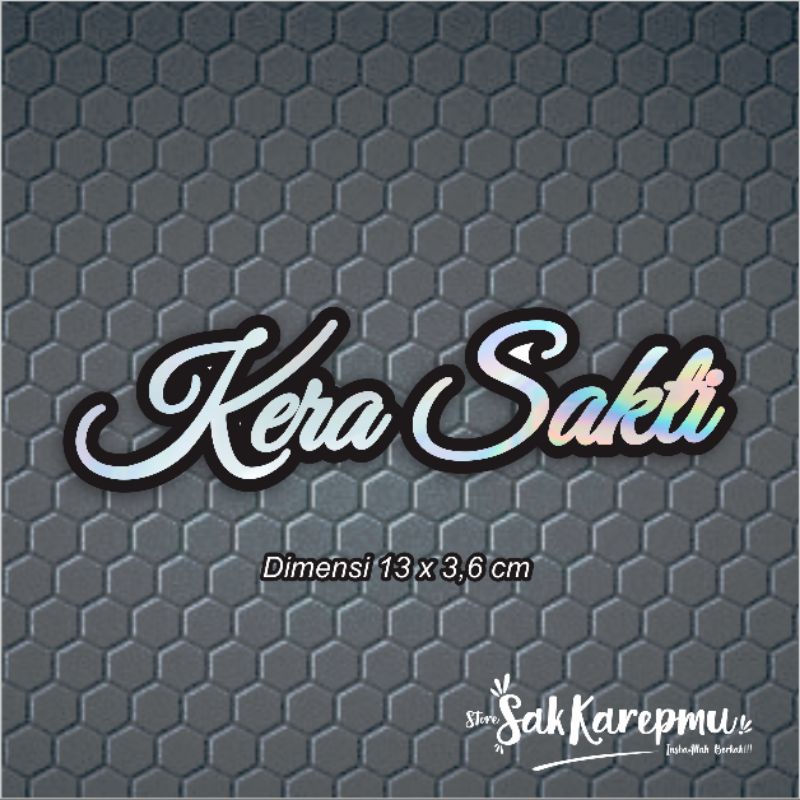 

Stiker hologram IKS PI KERA SAKTI 1
