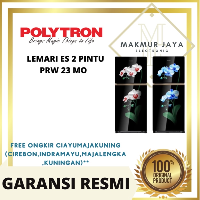 KULKAS POLYTRON 2 PINTU PRW 23 MO MT SERIES