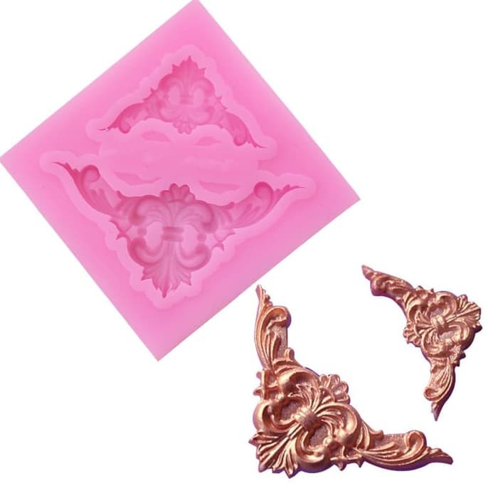 3D Silicone Mold Fondant Cake Decoration - Lace 4x4cm