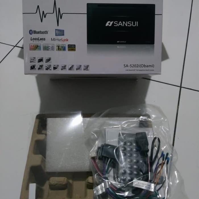 DOUBLE DIN SANSUI SA 5202i SA5202i 5202 FULL HD  GARANSI RESMI  Limited