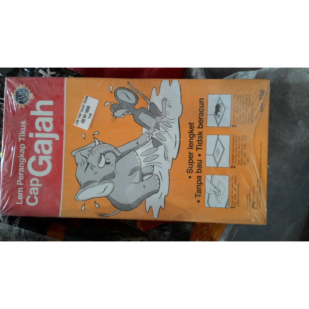 Lem Tikus Trap 75 Gram / Papan Perangkap Tikus Cap Gajah