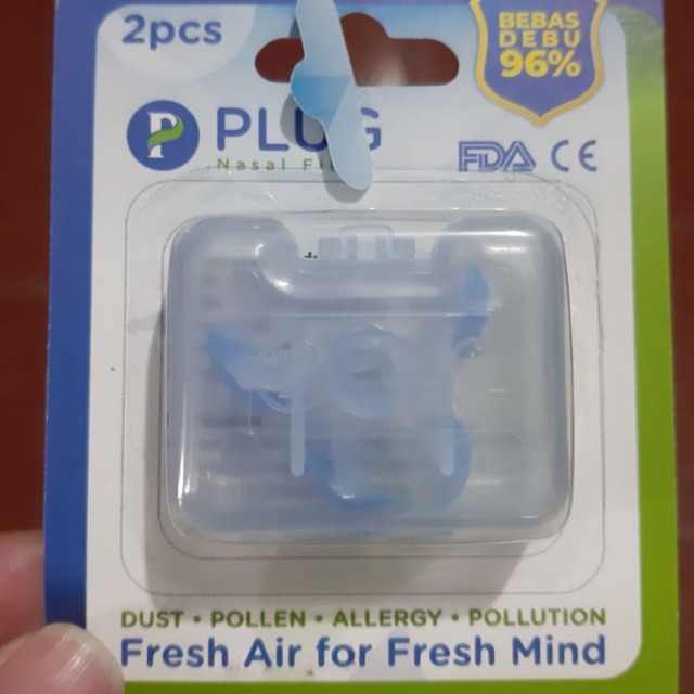 Plug nasal filter (masker hidung )