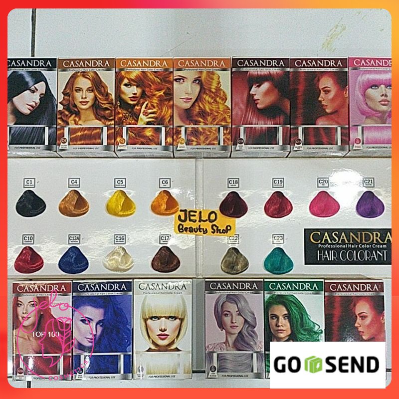[COD] CASANDRA Pikok Pewarna Rambut [Lengkap]