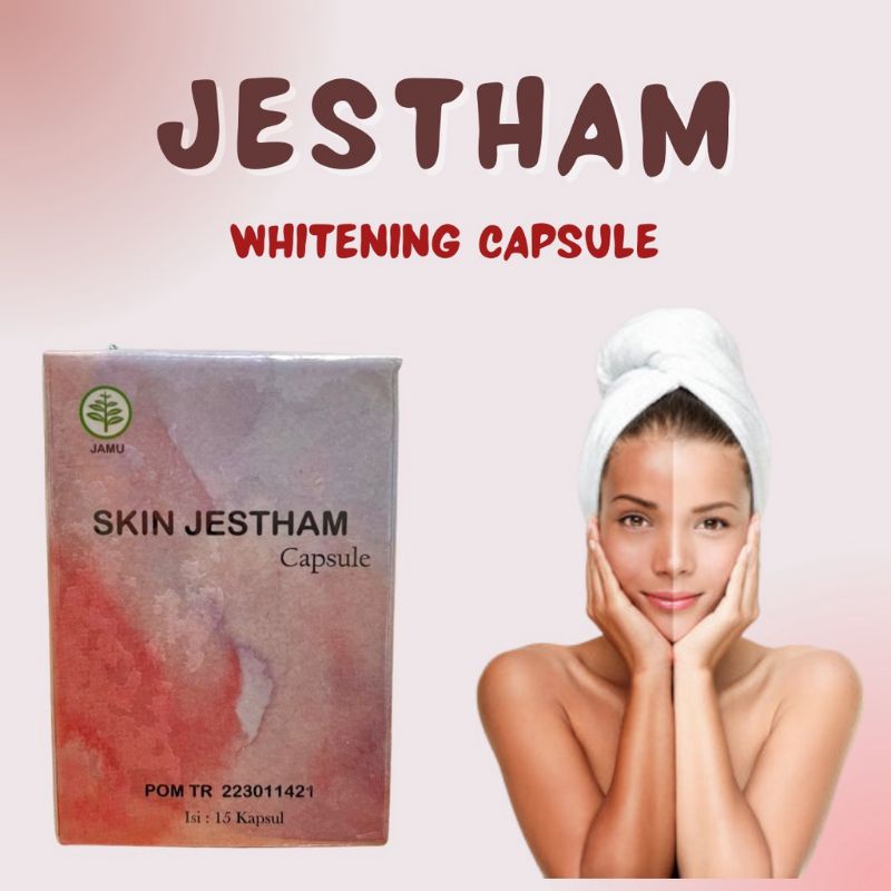 Langsung Kirim  jestham whitening kapsul ( 4x lebih cpat memutih kan )