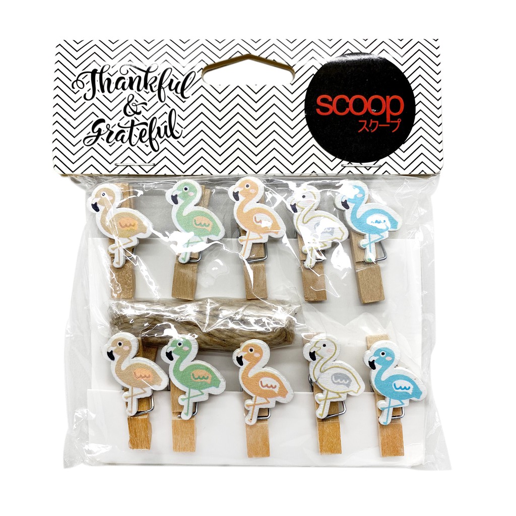 

Scoop Jepit Kayu / Wooden Clip Flamingo 54561501