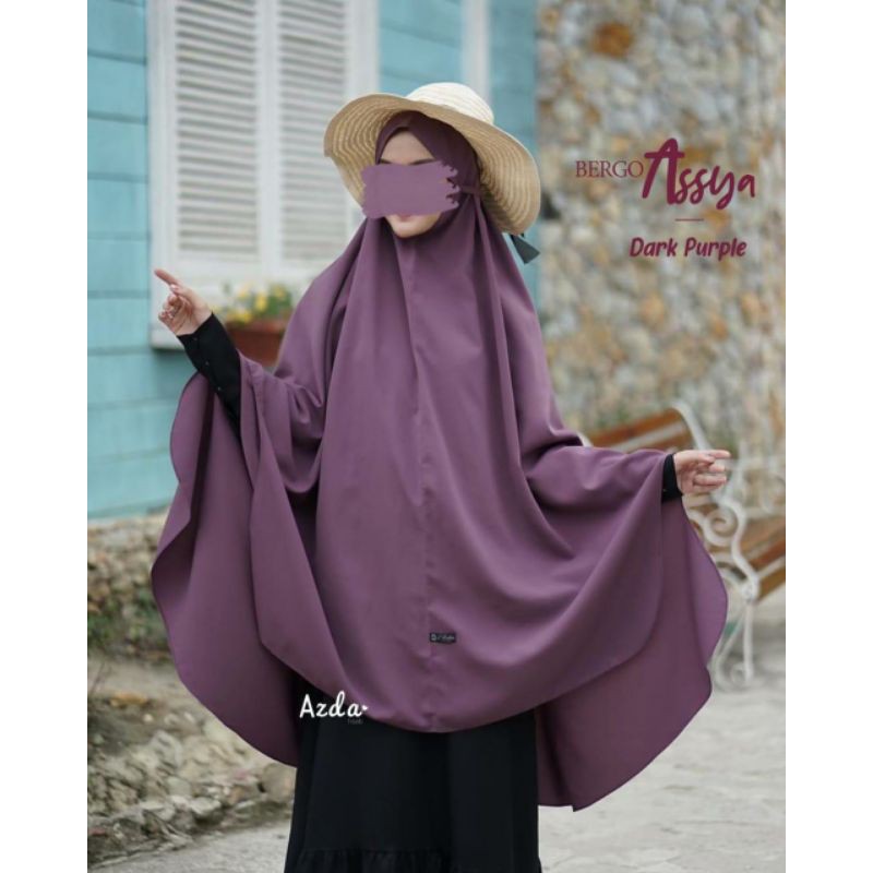 Bergo Assya by Azda - Bergo tali jumbo (free cadar)