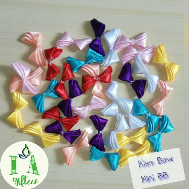 

Aplikasi Craft / pita satin bross / handmade / lusinan