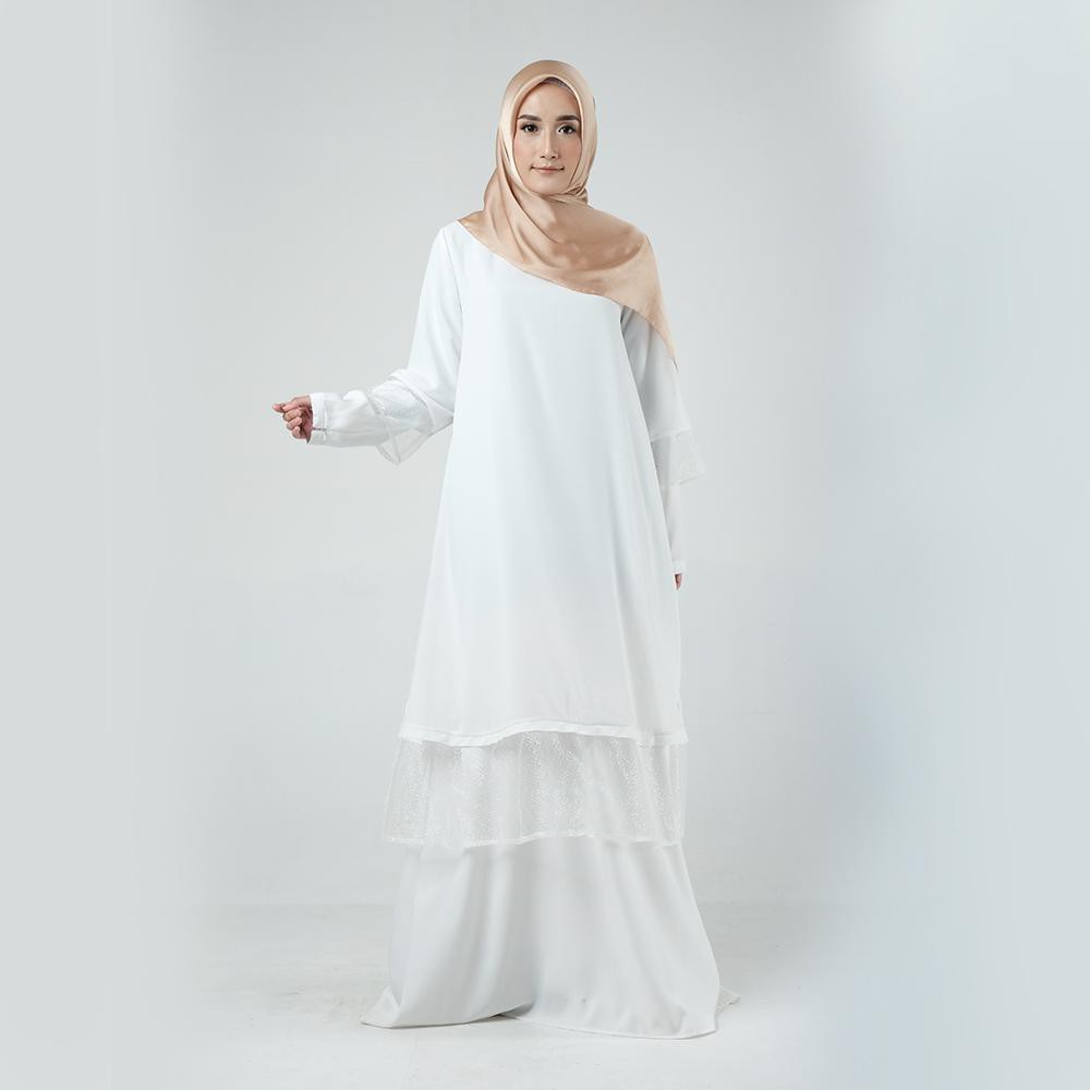 GAMIS PUTIH ELZATTA (GAMIS MERGIA)