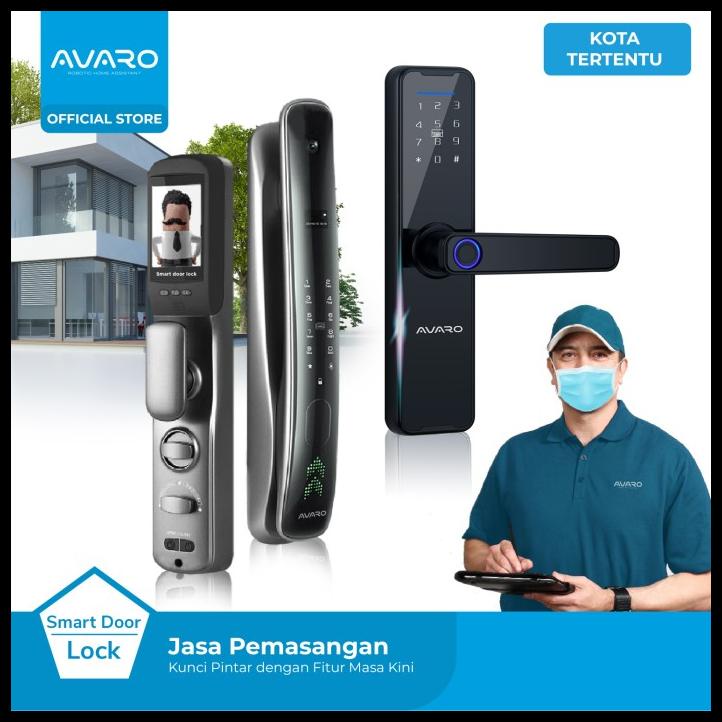 Teknisi Pemasangan Smart Door Lock Avaro