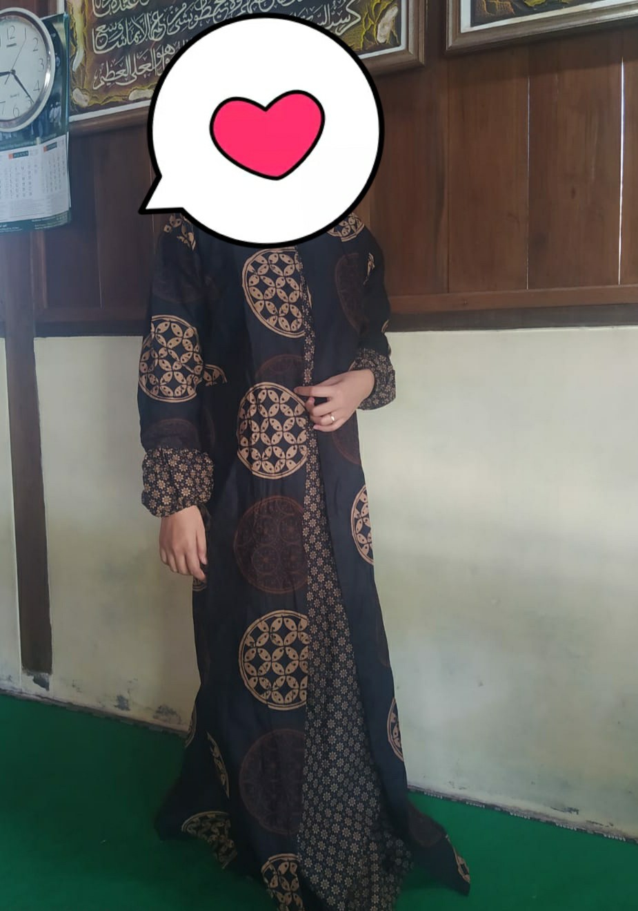 Gamis Batik Manggar, Padi,sekar,cantik,kubis,kipas,daun,kupu,nadine,gendis