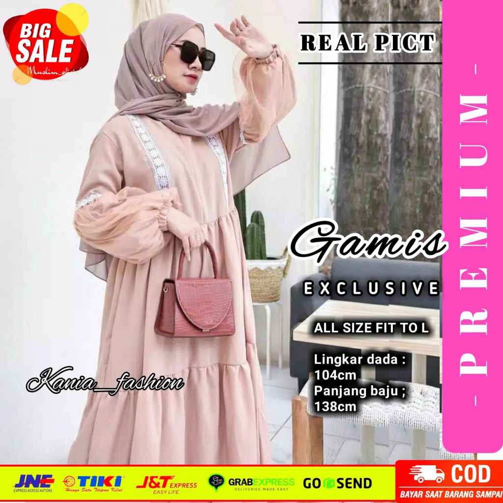 Gamis Remaja Zahwa Ori Shofiya Remaja Modis Murah Kekinian Sadira Terbaru G36
