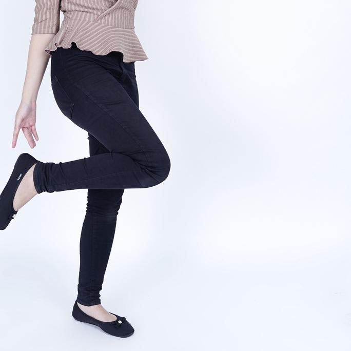 Porto - Sepatu Wanita Flatshoes Balet Kain Nyaman Empuk Original BA201L