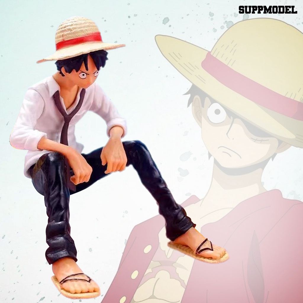 Mainan Action Figure Model Luffy Ekspresi Wajah Lucu Untuk Koleksi