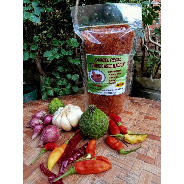 

SAMBAL PECEL TUMBUK ASLI MADIUN /SAMBEL PECEL MADIUN /SAMBEL KACANG / SHANGRAI